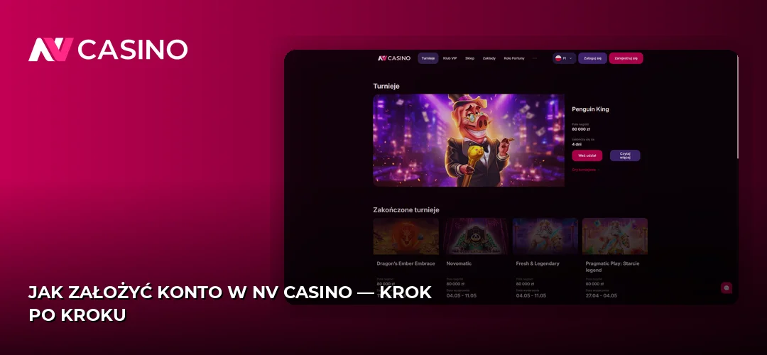 Jak założyć konto w NV Casino — krok po kroku