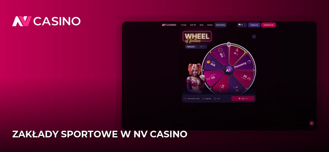 Zakłady sportowe w NV Casino